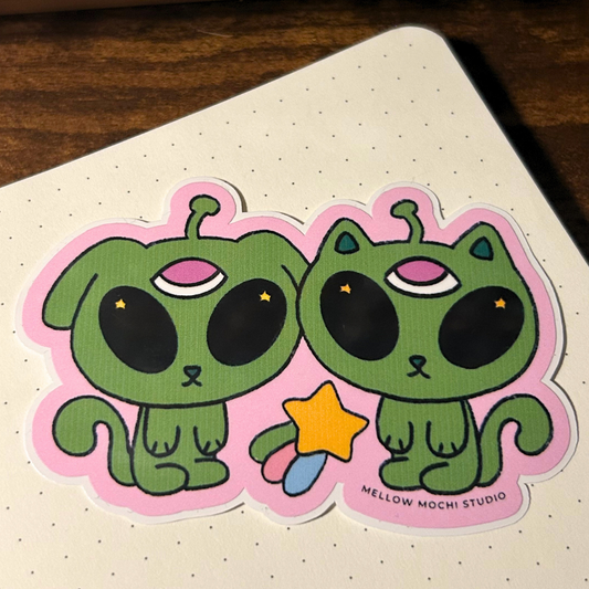 Space Buddies - Vinyl Sticker