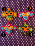 Halloween Themed (Pt.2) Felt Monkeys Keychain