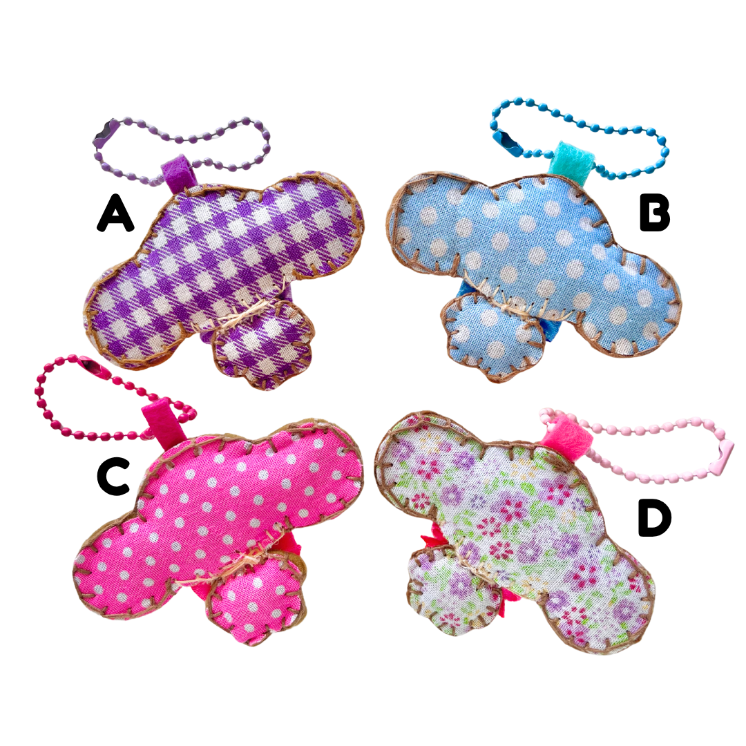 Handmade Kawaii Monkey Felt Keychain