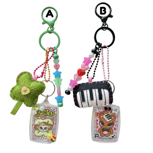Cute Character Cluster Bag Charm