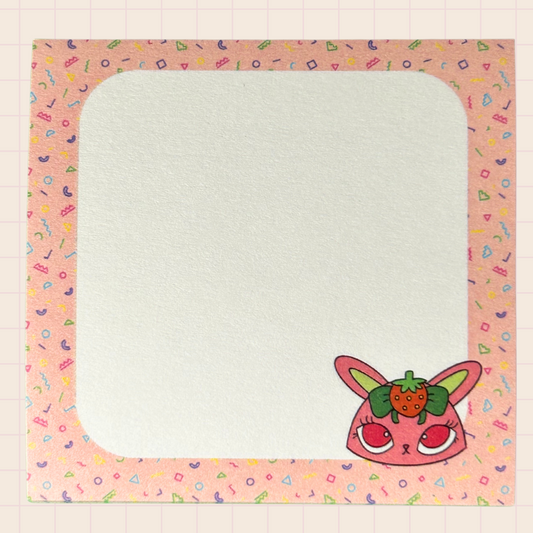 Fraise (Strawberry Bunny) - Notepad