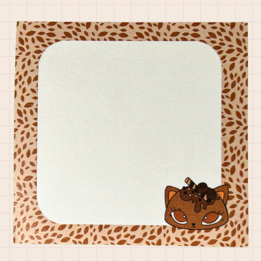 Kokoro (Chocolate Cat) - Notepad