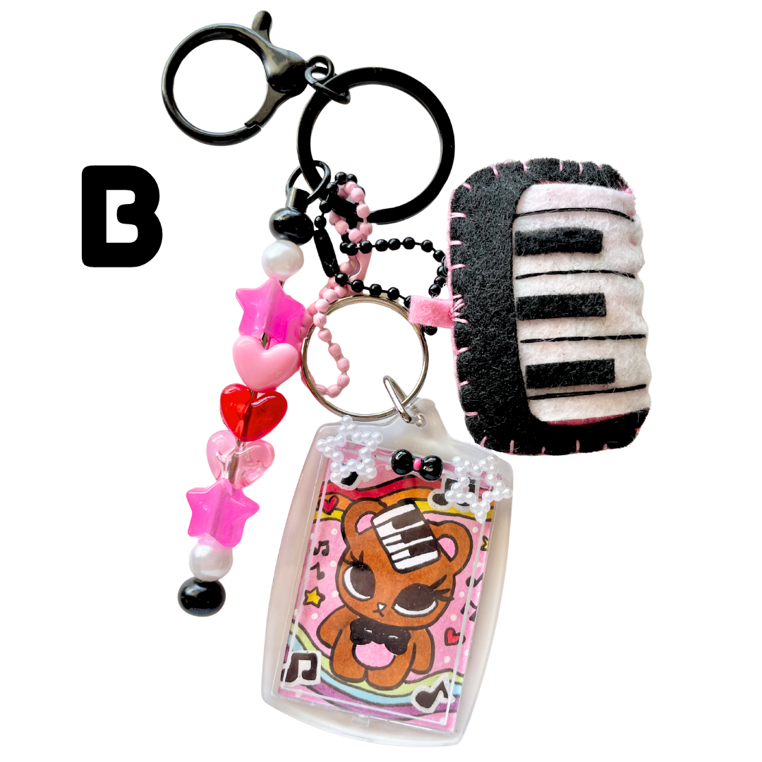 Cute Character Cluster Bag Charm