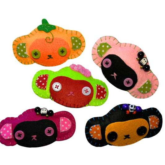 Halloween Style Monkey Felt Hair Clip