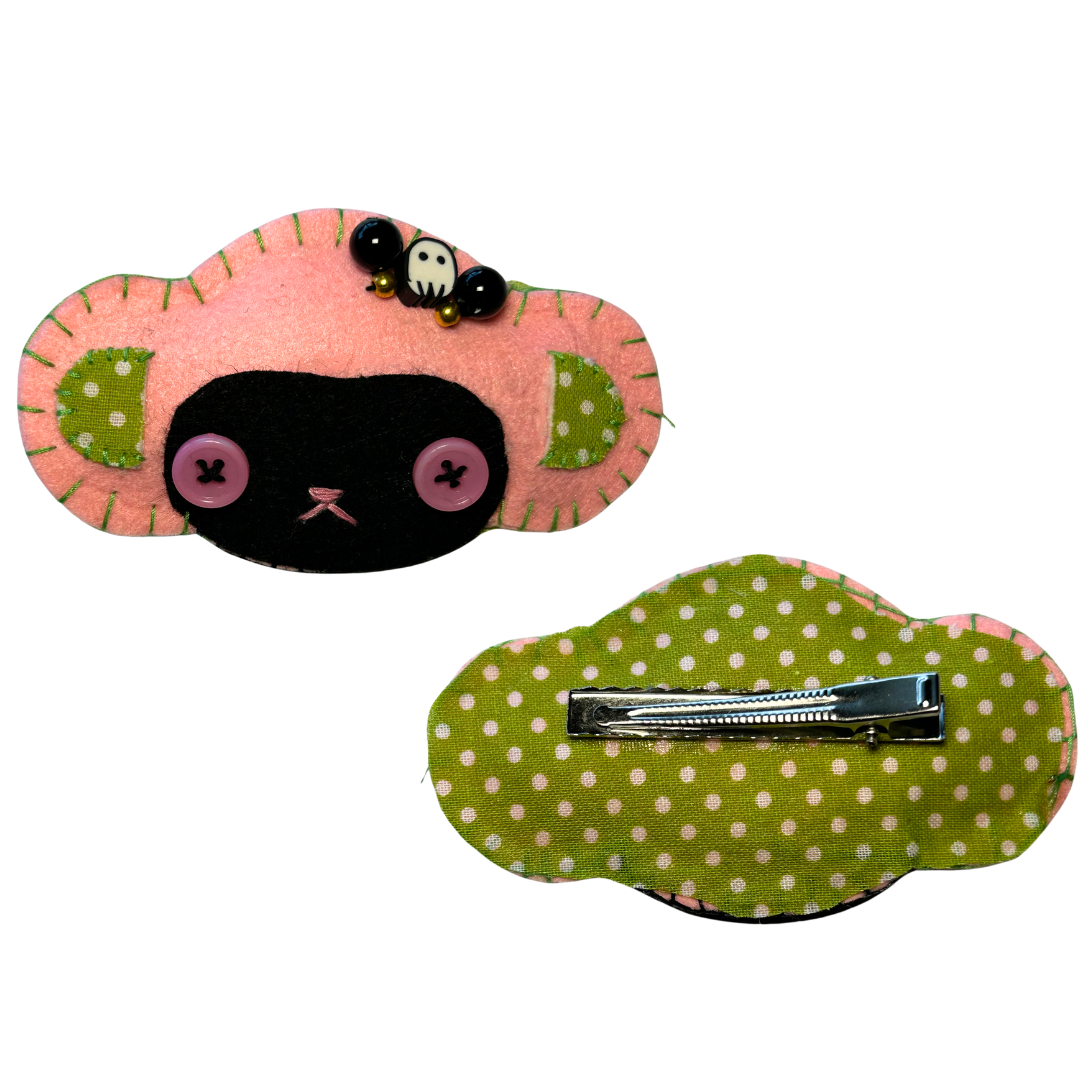 Halloween Style Monkey Felt Hair Clip