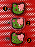 Halloween Zombie Bear Felt Hair Clip