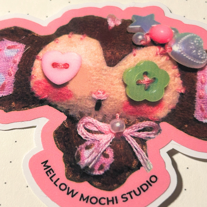 Pink Monkey - Vinyl Sticker