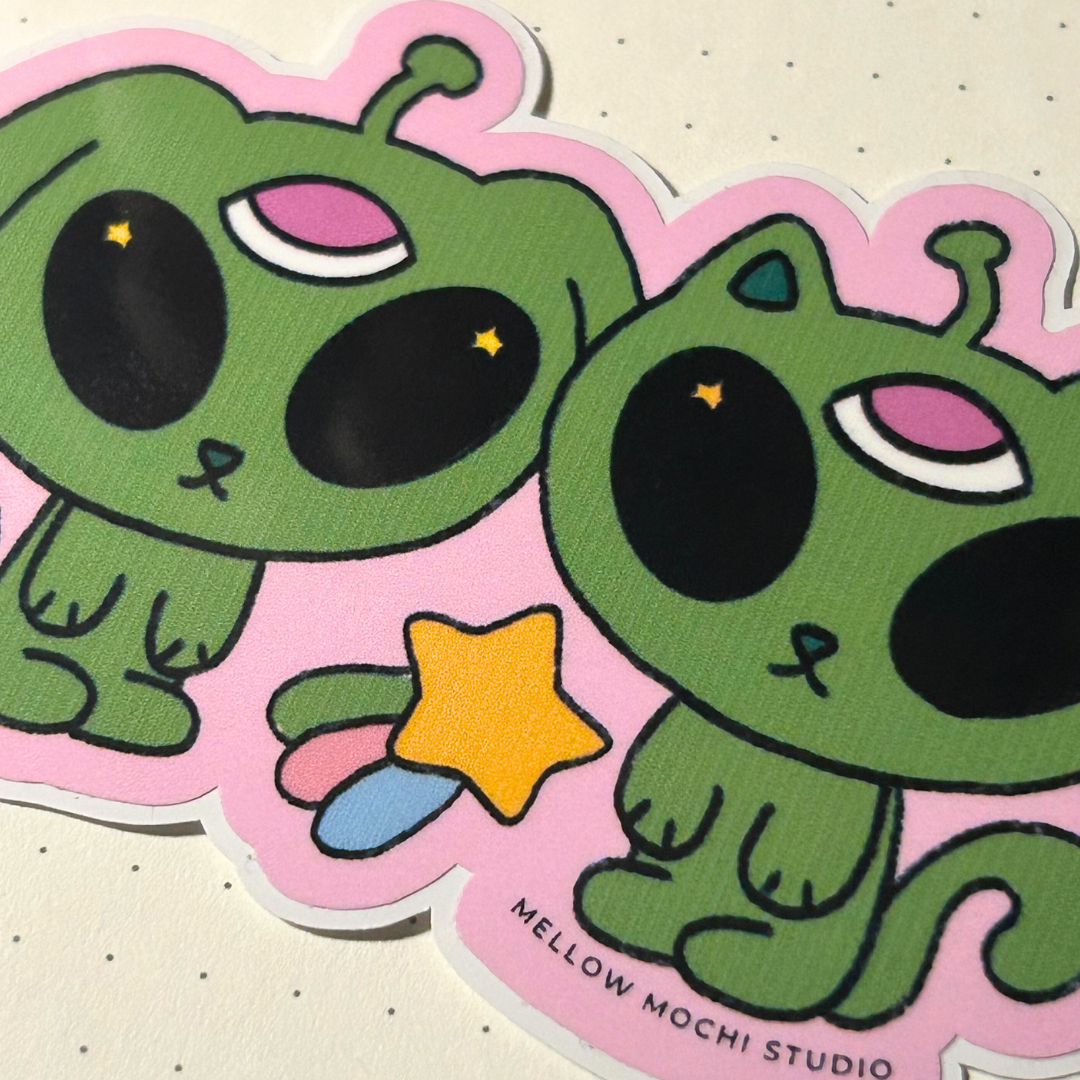 Space Buddies - Vinyl Sticker