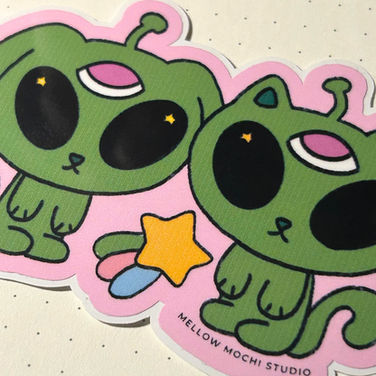Space Buddies - Vinyl Sticker