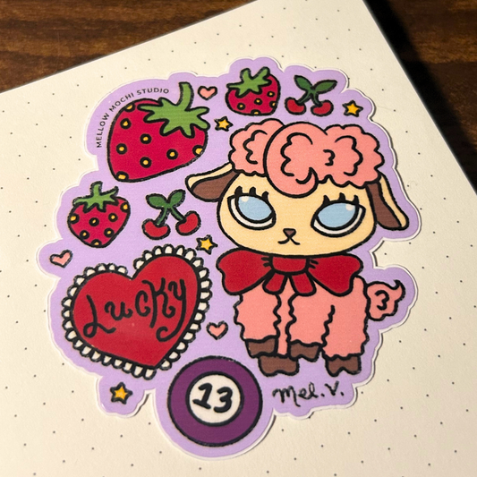 Lucky Lamb - Vinyl Sticker