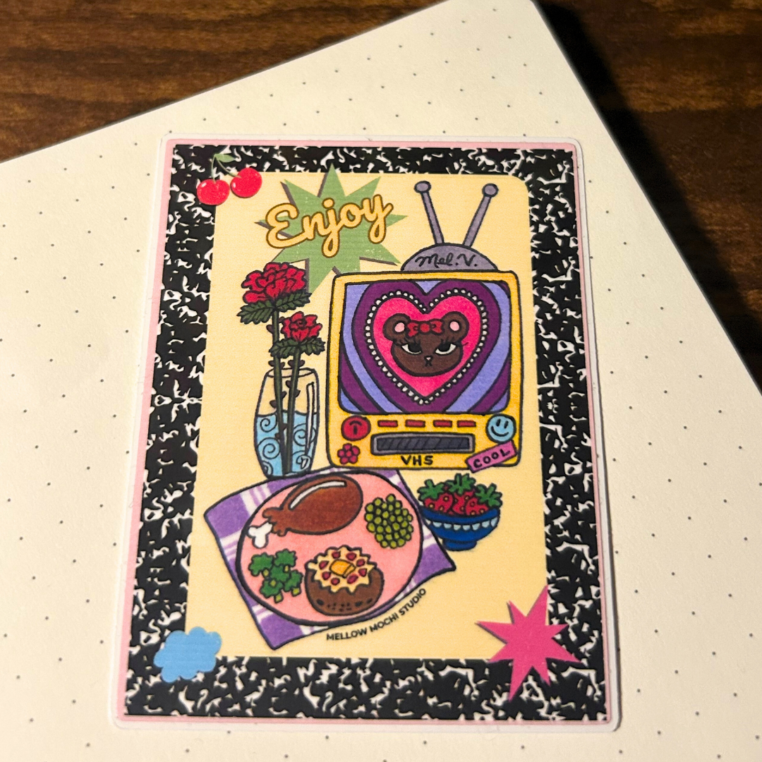 TV Dinner - Vinyl Sticker