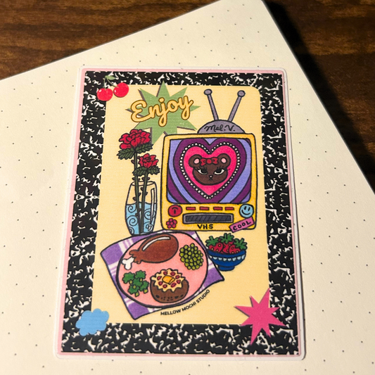 TV Dinner - Vinyl Sticker