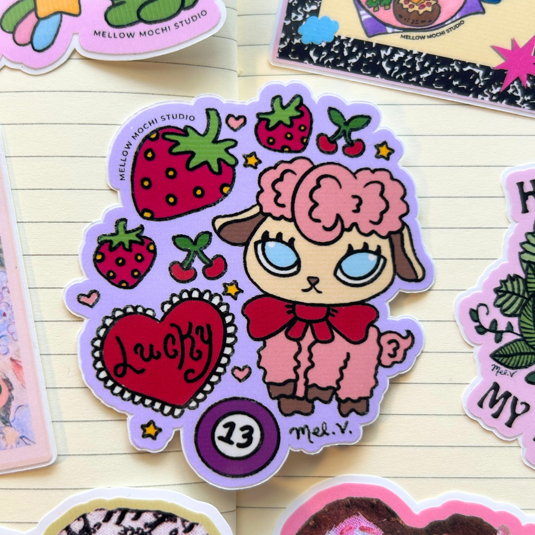Lucky Lamb - Vinyl Sticker
