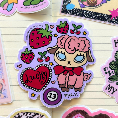 Lucky Lamb - Vinyl Sticker