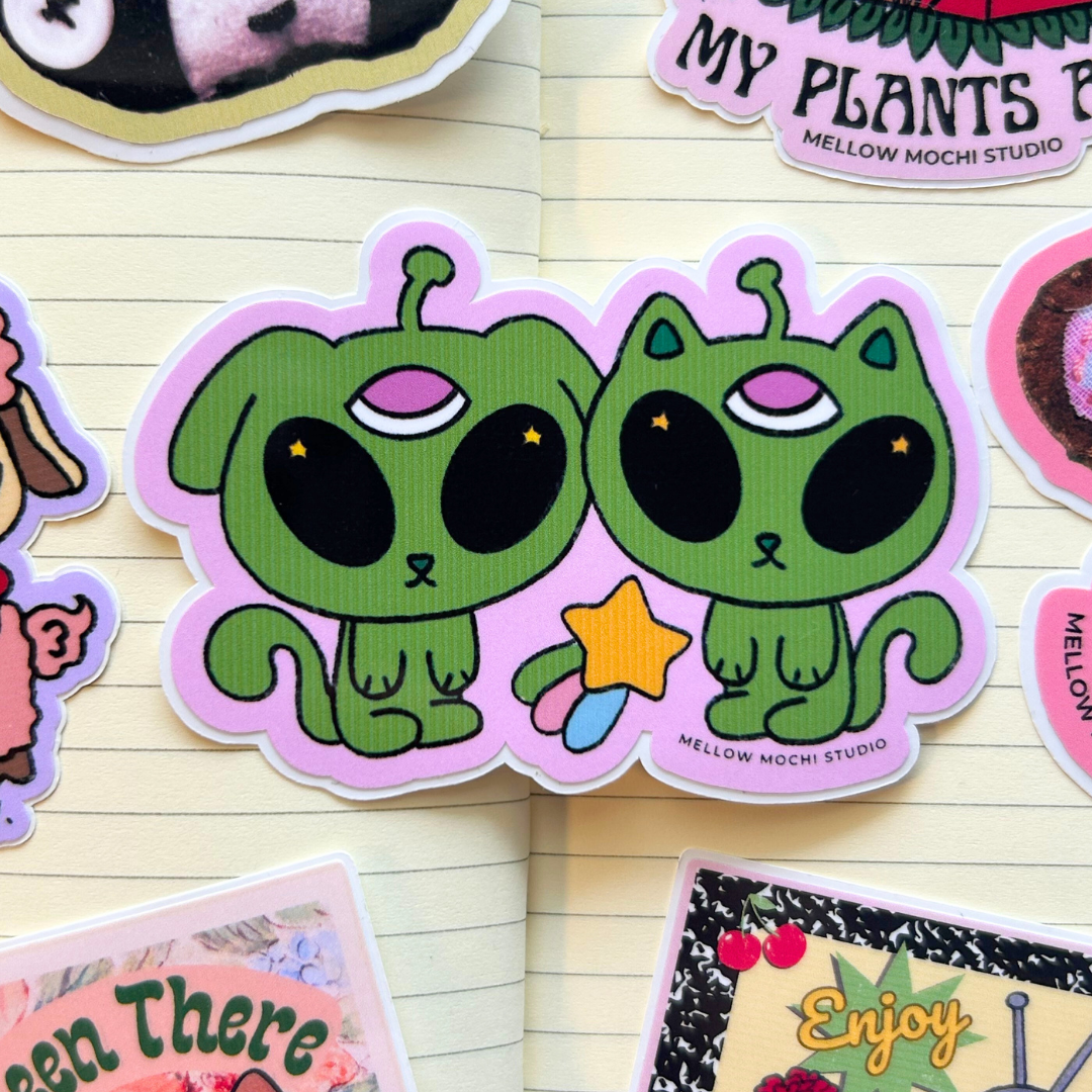 Space Buddies - Vinyl Sticker